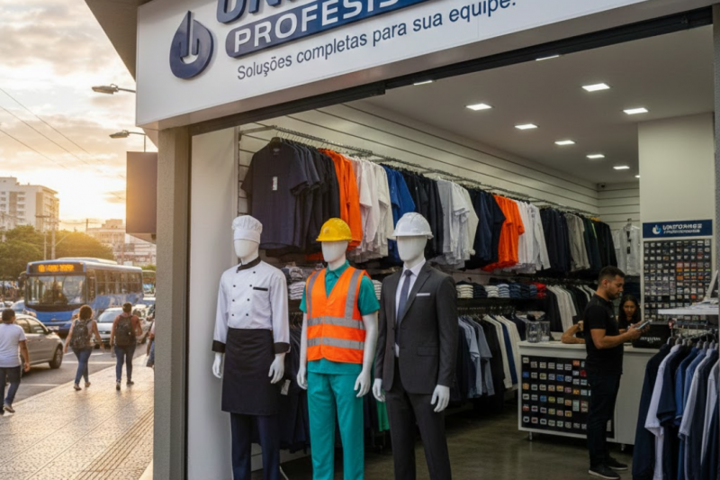 Fortaleça Sua Imagem Profissional com Uniformes de Alto Padrão
